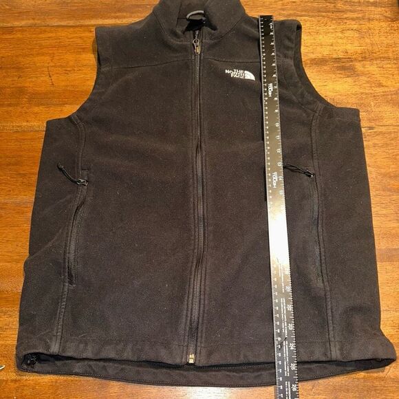 The North Face Men's Fleece Vest Full Zip Front Pockets - Picture 4 of 7
